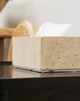 Travertine Tissue Box